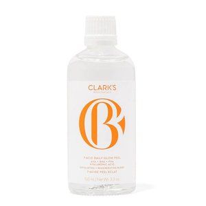 NWT Clark's Botanicals 7-acid daily glow peel 100 ml hyaluronic acid AHA BHA PHA